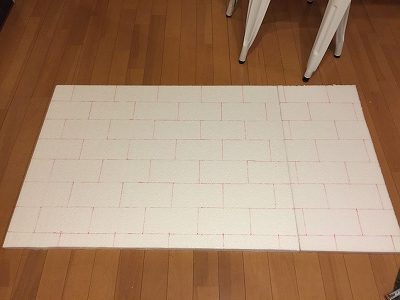 発泡スチロールレンガ