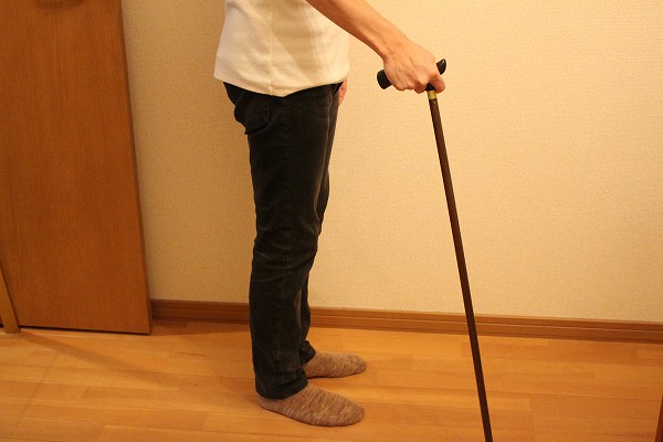 杖の付き方