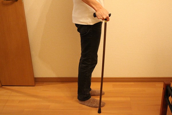 杖の付き方